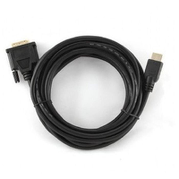 Adaptador HDMI a DVI GEMBIRD 5m, HDMI/DVI, M/M Negro 5 m 5 Adaptador HDMI a DVI GEMBIRD 5m, HDMI/DVI, M/M Negro 5 m 5
