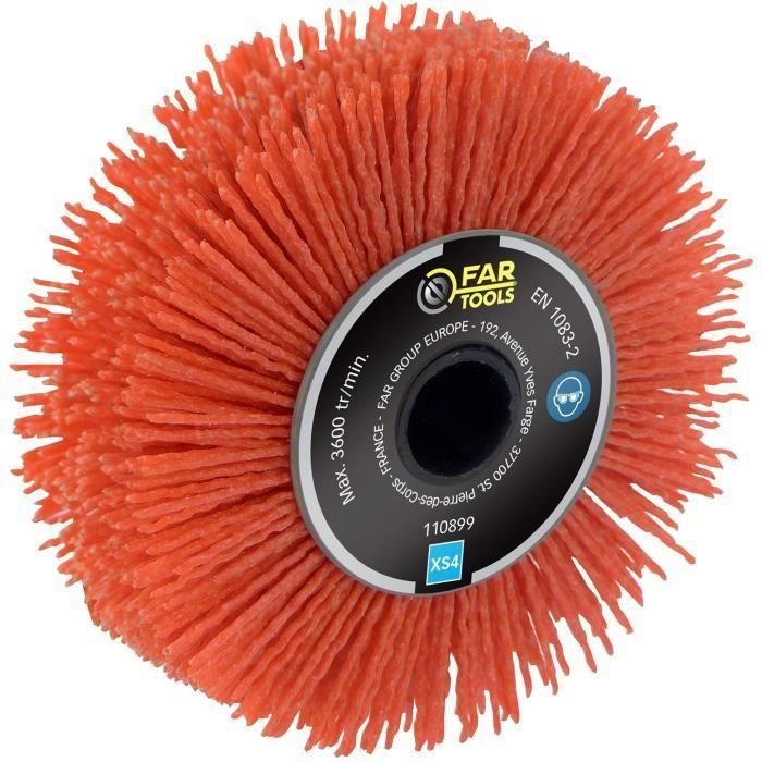 FARTOOLS Cepillo de nailon abrasivo de precisión Ø120mm / L20mm 1 FARTOOLS Cepillo de nailon abrasivo de precisión Ø120mm / L20mm 1