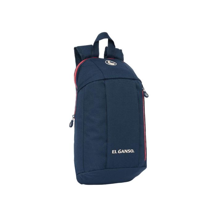 Safta Mini Mochila Cremallera Vertical El Ganso "Classic" 8,5 L Azul