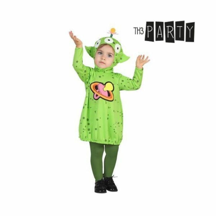 Disfraz para Bebés Alien Verde 7 Disfraz para Bebés Alien Verde 7
