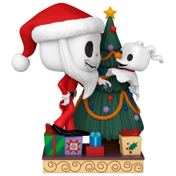Figura POP Deluxe Disney Pesadilla Antes de Navidad 30th Anniversary Jack Skellington and Zero 1 Figura POP Deluxe Disney Pesadilla Antes de Navidad 30th Anniversary Jack Skellington and Zero 1
