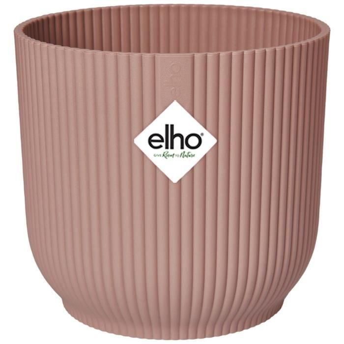 Elho Vibras ELH8711904481216 Maceta Redonda de Plástico para Flores de 22 cm de Diámetro, Polvo de Rosa 0 Elho Vibras ELH8711904481216 Maceta Redonda de Plástico para Flores de 22 cm de Diámetro, Polvo de Rosa 0