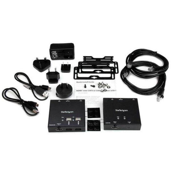 Adaptador HDMI Startech ST121USBHD WUXGA Negro 4 Adaptador HDMI Startech ST121USBHD WUXGA Negro 4