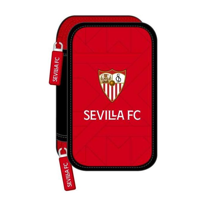 Plumier Doble Sevilla Fútbol Club Negro Rojo 12.5 x 19.5 x 4 cm (28 piezas) 0 Plumier Doble Sevilla Fútbol Club Negro Rojo 12.5 x 19.5 x 4 cm (28 piezas) 0