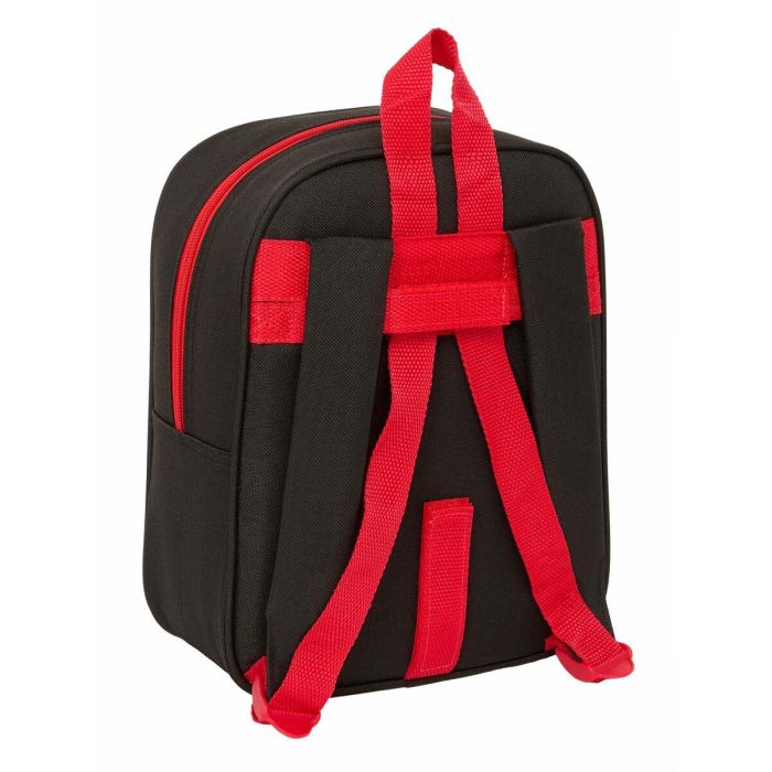 Safta Mochila guardería Spider-Man adaptable a carro 22x27x10cm para niños 3+ años 1
