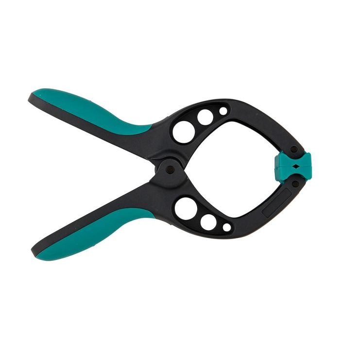 Wolfcraft Pinza con resorte 1" 60mm 3631000 - Metal/PVC, Uso profesional/doméstico