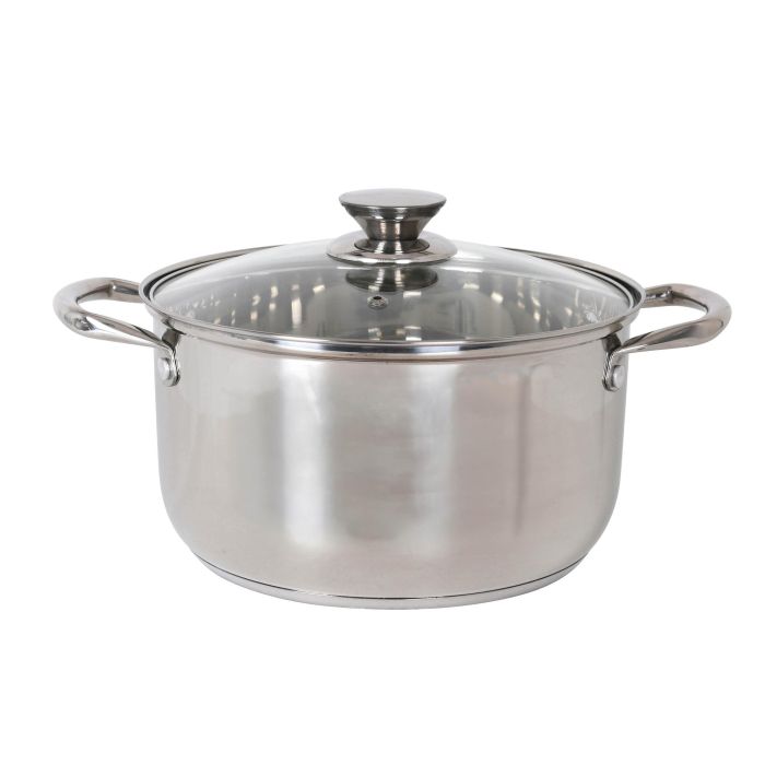 Cacerola New Neron 24 cm (6L) Acero Inoxidable con Tapa - Inde (4 Unidades) 3 Cacerola New Neron 24 cm (6L) Acero Inoxidable con Tapa - Inde (4 Unidades) 3
