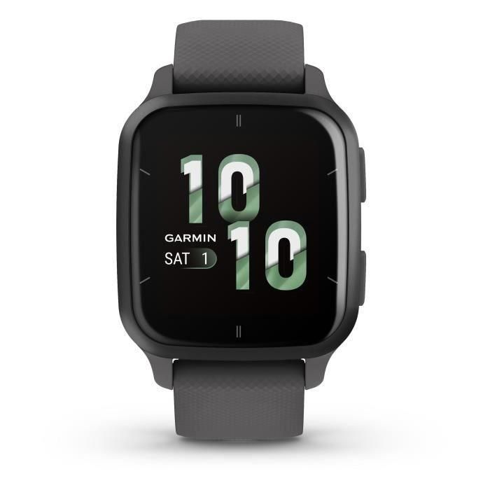 Garmin Connected Watch Venu SQ 2 Gray con pulsera negra 2 Garmin Connected Watch Venu SQ 2 Gray con pulsera negra 2