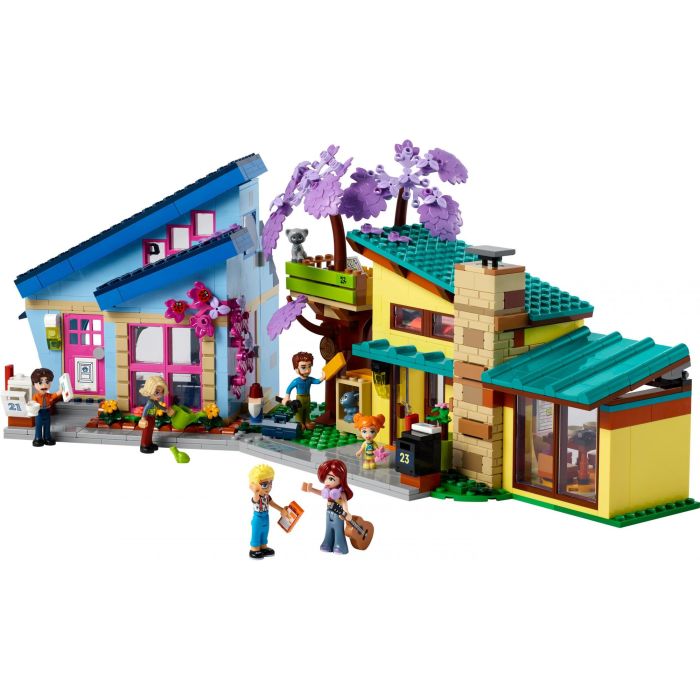 LEGO 42620 Friends Casas Familiares de Olly y Paisley, Muñeca de Juguete con Figuras y Accesorios 1 LEGO 42620 Friends Casas Familiares de Olly y Paisley, Muñeca de Juguete con Figuras y Accesorios 1