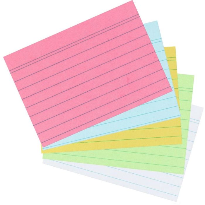 Herlitz Karteikarte A5 liniert gelb 100er Packung 2