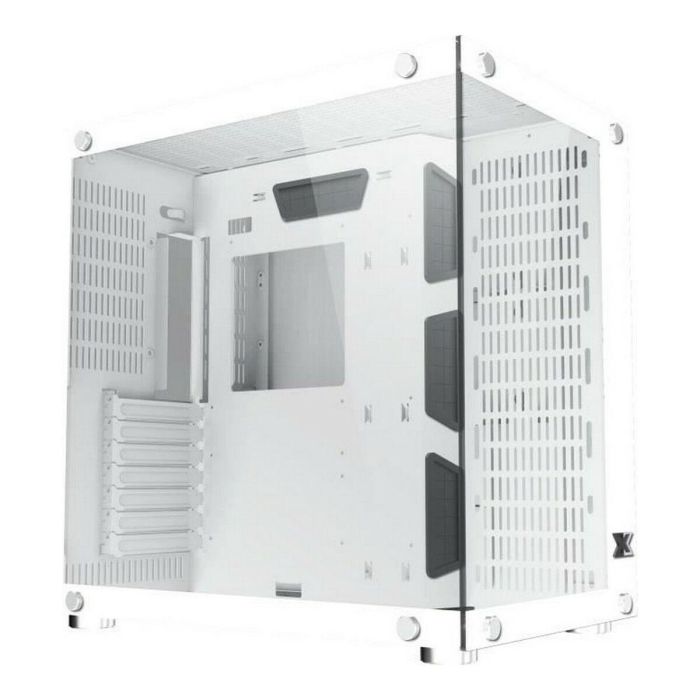 Xigmatek Aquarius Plus Arctic ARGB Caja PC Mid Tower ATX/Micro ATX/Mini-ITX 7 Ventiladores ARGB Doble Vidrio Templado Sin Fuente Blanco