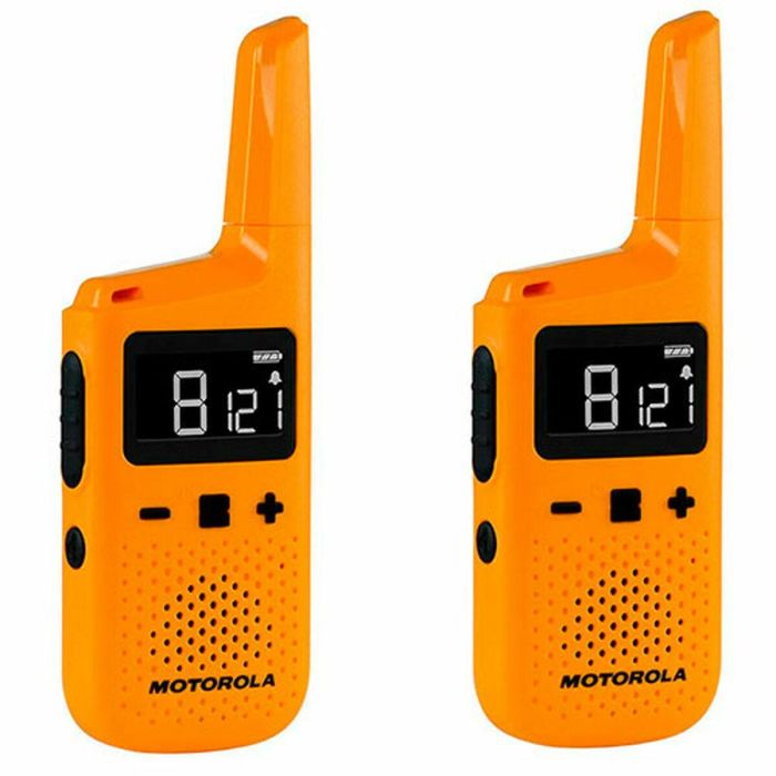 Motorola Walkie Talkies TALKABOUT T72 Amarillo - Alcance 8 km - PMR446 - 16 Canales - 121 Códigos 35 Motorola Walkie Talkies TALKABOUT T72 Amarillo - Alcance 8 km - PMR446 - 16 Canales - 121 Códigos 35