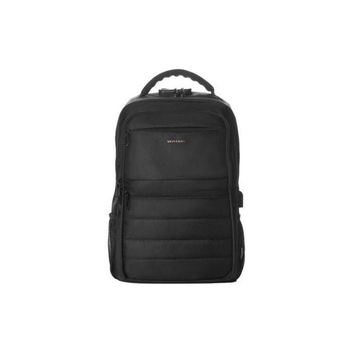 Mochila Vention KRKB0 para Portátiles hasta 17"/ Impermeable/ Puerto USB/ Antirrobo/ Negra Mochila Vention KRKB0 para Portátiles hasta 17"/ Impermeable/ Puerto USB/ Antirrobo/ Negra