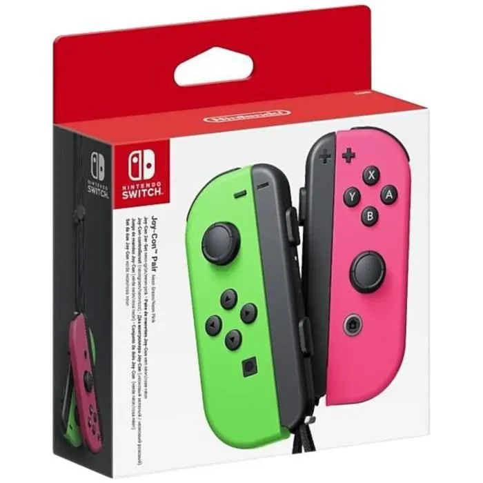 Nintendo Joy-Con 2er-Set Accesorios Verde/Rosa para Nintendo Switch Inalámbrico Bluetooth 0 Nintendo Joy-Con 2er-Set Accesorios Verde/Rosa para Nintendo Switch Inalámbrico Bluetooth 0