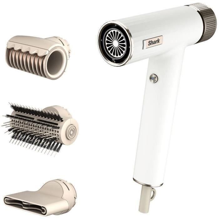 Secador de pelo - SHARK - SpeedStyle HD333EU - Rizador y RapidGloss - Para cabello liso y ondulado - Secado rápido Secador de pelo - SHARK - SpeedStyle HD333EU - Rizador y RapidGloss - Para cabello liso y ondulado - Secado rápido