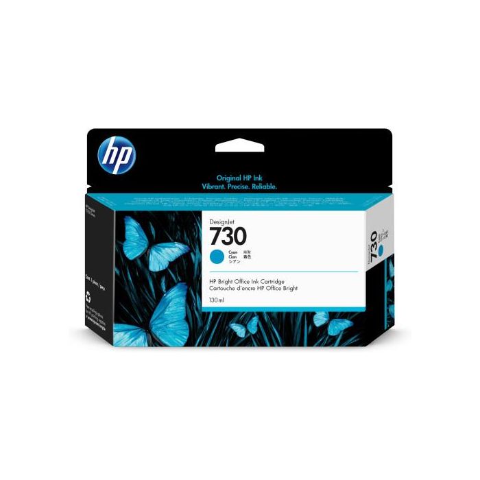 HP Cartucho de tinta DesignJet 730 cian de 130 ml 1