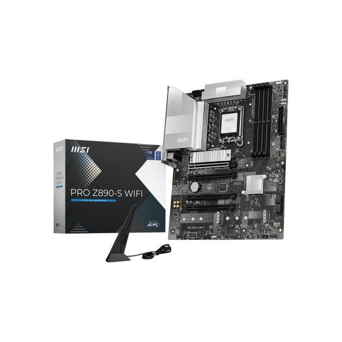 MSI PRO Z890-S WiFi placa base Intel Z890 LGA 1851 (Socket V1) ATX MSI PRO Z890-S WiFi placa base Intel Z890 LGA 1851 (Socket V1) ATX