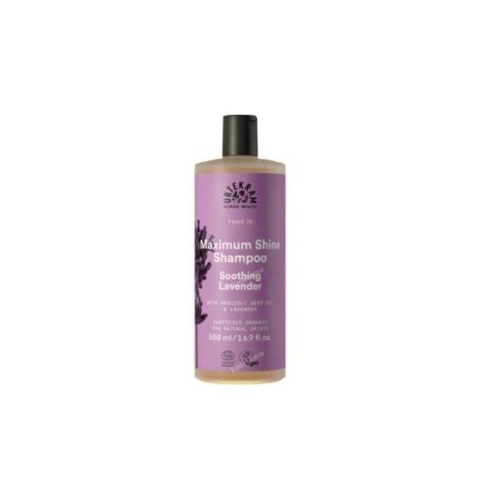 URTEKRAM Champú Brillo Lavanda 500ml. Cabello Normal. Eco Vegan y ECOCERT