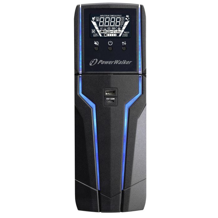 PowerWalker VI GXB SAI Línea Interactiva Onda Pura 1500VA/900W con AVR y USB, Ideal Gaming PC 2
