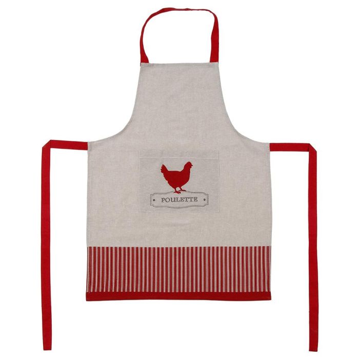 Delantal gourmet modelo poulette 60x80cm Delantal gourmet modelo poulette 60x80cm