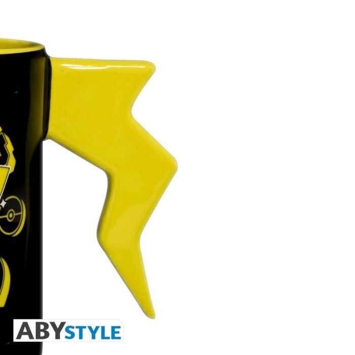 ABYstyle Taza 3D Pokémon Pikachu Rayo - Taza con asa 3D de dolomita, 460 ml