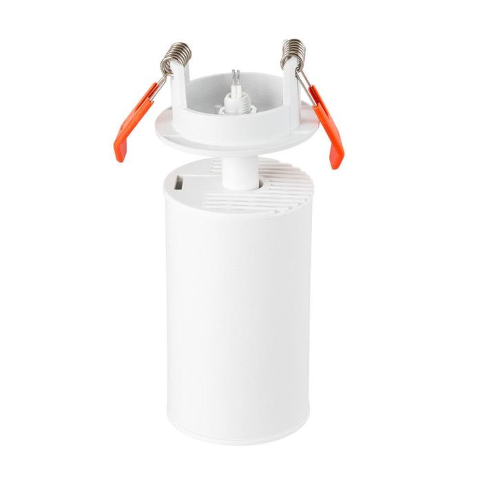 LUM-RGU10-W Spot Empotrable GU10 Blanco Orientable (Sin Bombilla) para Techo Interior, Ideal Salón Dormitorio Cocina Tienda 4