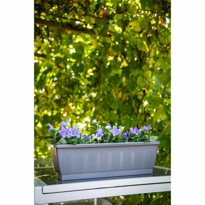 Jardinera Autorriego Garden ID Antracita 60 cm 2 Jardinera Autorriego Garden ID Antracita 60 cm 2