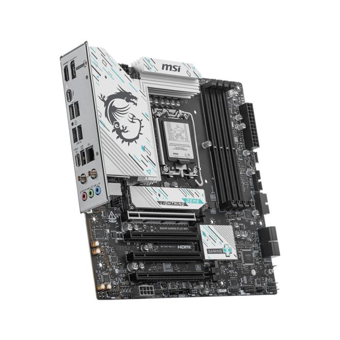 MSI Placa Base B860M Gaming Plus WiFi, LGA 1851, Intel B860, DDR5, WiFi 7, Bluetooth 5.4, USB 10Gbps, mATX - 911-7E42-003 3