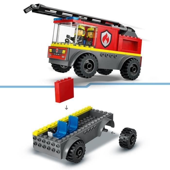 Camión De Bomberos Con Escalera 60463 Lego City 2 Camión De Bomberos Con Escalera 60463 Lego City 2