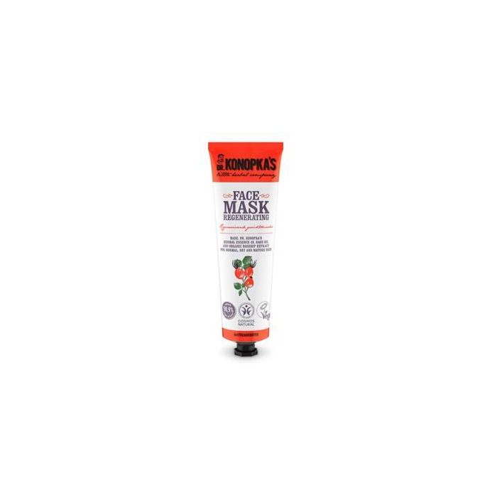 DR. KONOPKA'S Mascarilla Facial Regeneradora con Aceite Salvia y Rosa Salvaje 75ml Vegan Cosmos Natural con Ingredientes Orgánicos