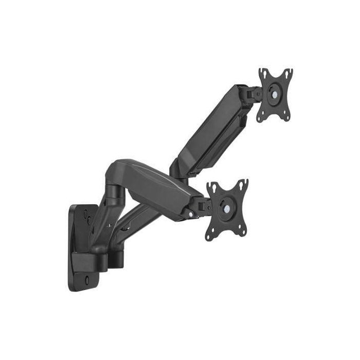 AISENS - SOPORTE DE PARED PRO CONTRAPESO GIRATORIO E INCLINABLE PARA MONITOR/TV 9KG (3 PIVOTES, 2 BRAZOS) DE 17-32, NEGRO AISENS - SOPORTE DE PARED PRO CONTRAPESO GIRATORIO E INCLINABLE PARA MONITOR/TV 9KG (3 PIVOTES, 2 BRAZOS) DE 17-32, NEGRO