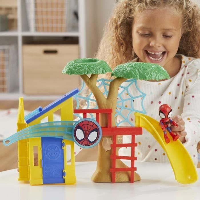Caja zona de juegos Spidey con figura de Spidey de 10 cm, para niños de 3 años, Marvel Spidey y sus Amigos Extraordinarios 3 Caja zona de juegos Spidey con figura de Spidey de 10 cm, para niños de 3 años, Marvel Spidey y sus Amigos Extraordinarios 3