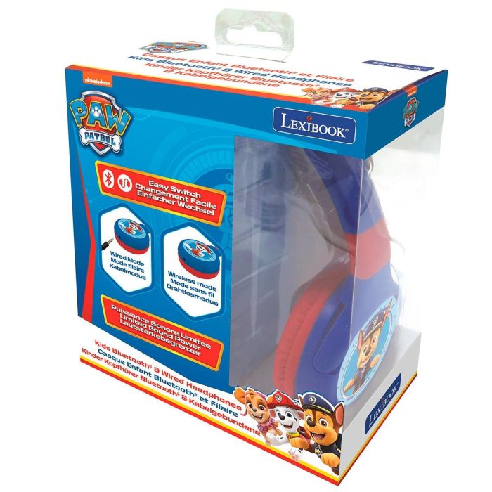 Lexibook Hpbt010Pa Auriculares Inalámbricos Bluetooth 5.0 Paw Patrol 2 en 1 con Micrófono Integrado para Niños a partir de 3 Años 3 Lexibook Hpbt010Pa Auriculares Inalámbricos Bluetooth 5.0 Paw Patrol 2 en 1 con Micrófono Integrado para Niños a partir de 3 Años 3