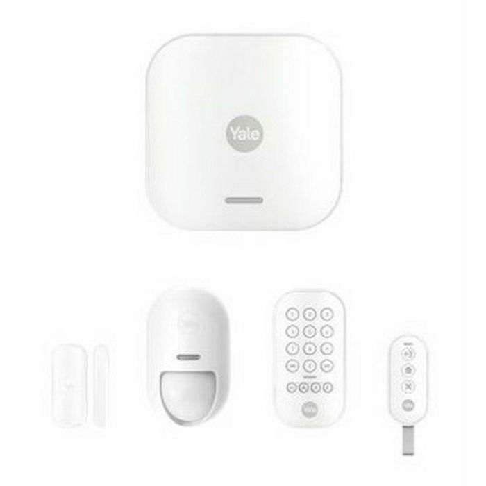 Yale AUC1746029858922 Kit de Alarma Inteligente Conectado - 4 Accesorios para Seguridad Hogar 24