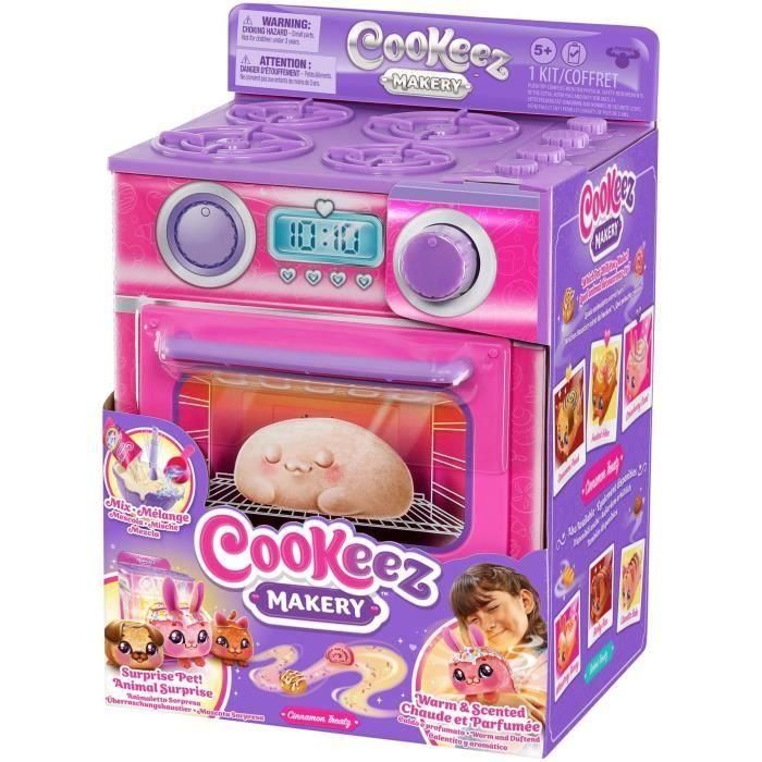 Pink Pastry Factory - MOOSE TOYS - COOKEEZ MAKERY - Horno interactivo, peluches perfumados y accesorios 5