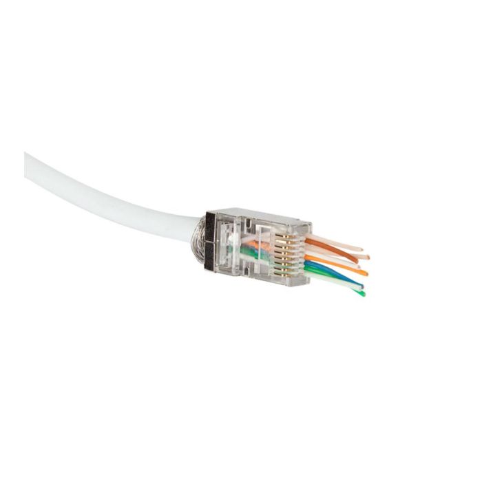 Conector modular rj45 cat.6 setp, 50 unidades 2 Conector modular rj45 cat.6 setp, 50 unidades 2