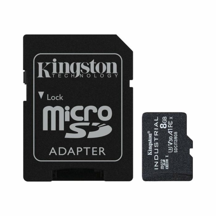 Tarjeta de Memoria Micro SD con Adaptador Kingston Industrial 9
