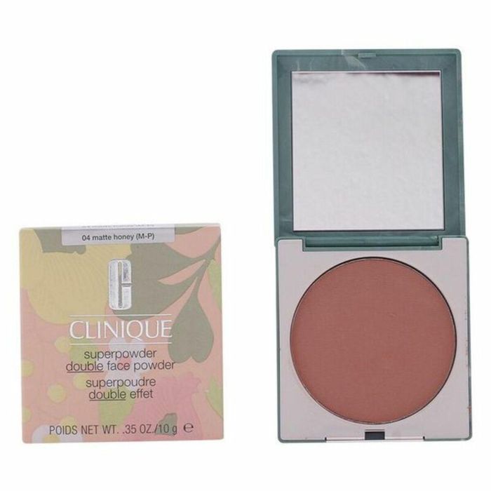 Clinique ILN36100 SUPERPOWDER Double Face Polvos Compactos Tono #04-Matte Honey. Cobertura Ajustable, Matificante y Larga Duración, 10g. 1 Clinique ILN36100 SUPERPOWDER Double Face Polvos Compactos Tono #04-Matte Honey. Cobertura Ajustable, Matificante y Larga Duración, 10g. 1