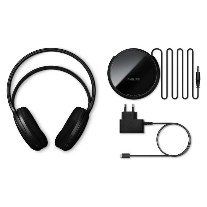 Philips Auriculares Inalámbricos SHC5200M2/12 Negro. Disfruta del sonido de la televisión con libertad de movimiento. 7