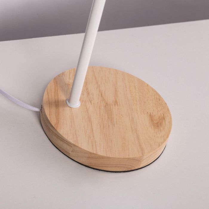 SKD-T1012 Lámpara de Mesa El Tigre Tela y Madera | Diseño Moderno y Único | Casquillo E27 Compatible LED RGB CCT para Hogar y Negocio 1