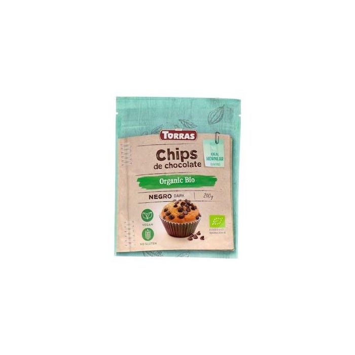 TORRAS Chips de Chocolate Negro Mini 200g Bio Sin Gluten Vegan
