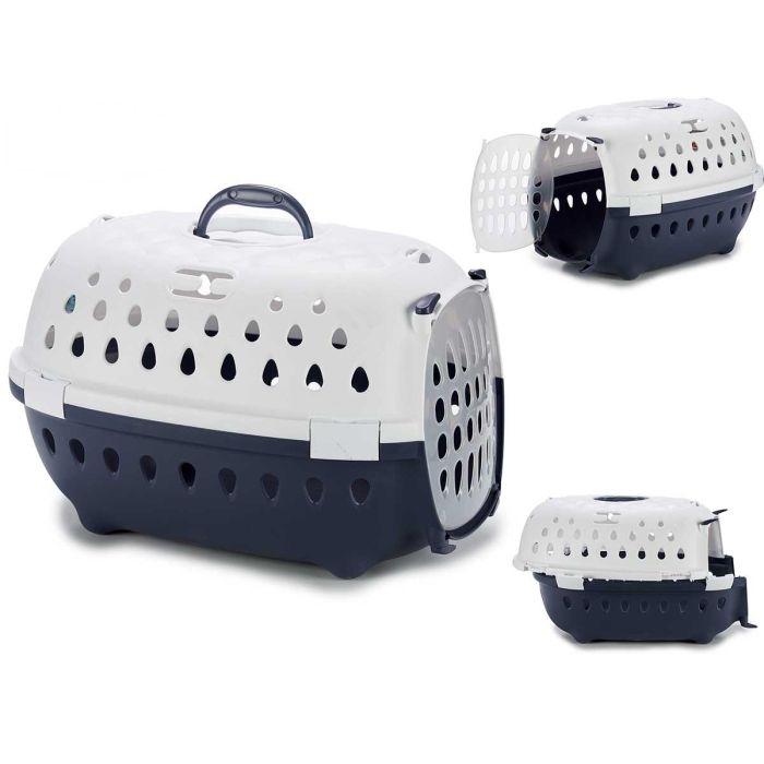 Transportin Plastico Chic Azul Marino Stefanplast 50X34CM (6 Unidades) Transportin Plastico Chic Azul Marino Stefanplast 50X34CM (6 Unidades)