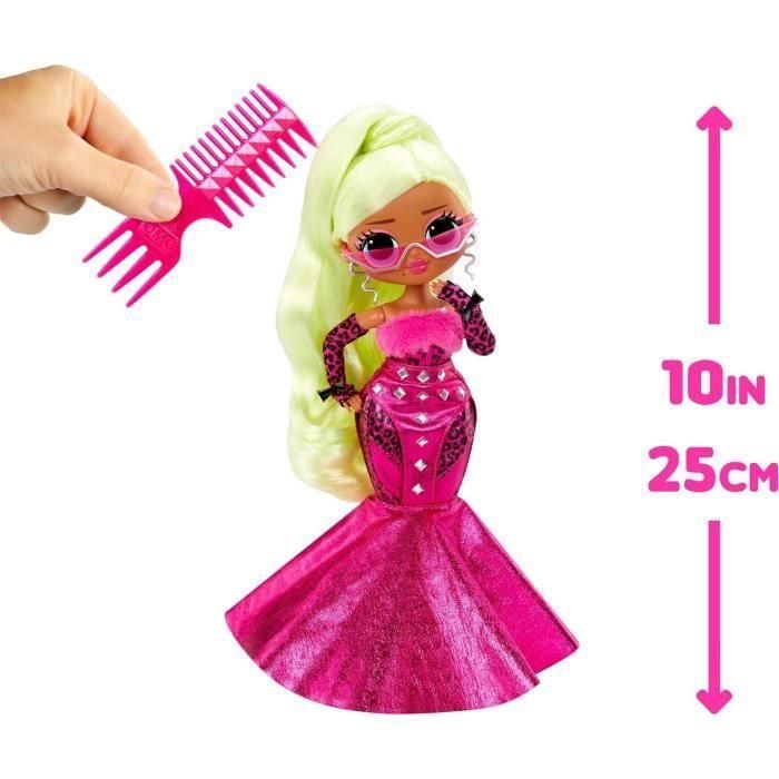 LOL Surprise OMG - Muñeca Fashion 24 cm - Lady Diva - 2 conjuntos con peine y complementos - A partir de 4 años 3