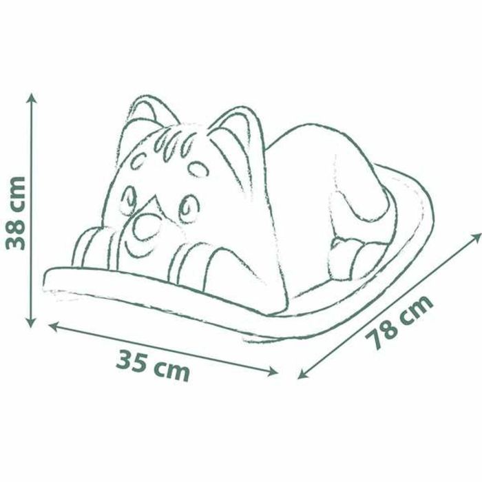 Smoby Balancín Gato Verde 1 Smoby Balancín Gato Verde 1