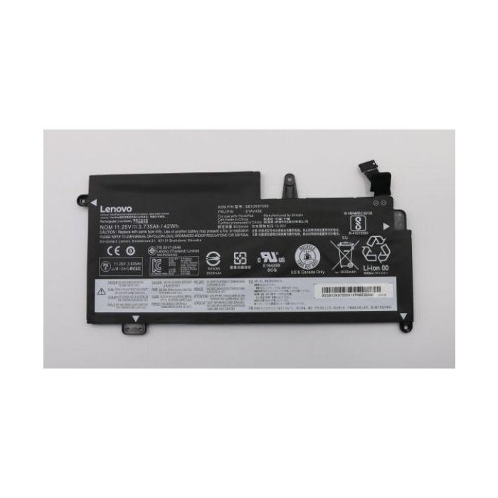 Lenovo Lithium-ion battery, 42Wh capacity, designed for Lenovo laptops and Chromebooks, model 3c, reliable power source. Lenovo Lithium-ion battery, 42Wh capacity, designed for Lenovo laptops and Chromebooks, model 3c, reliable power source.