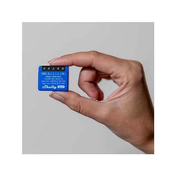 Shelly Módulo switch Mini 1 Gen3 Wi-Fi BT