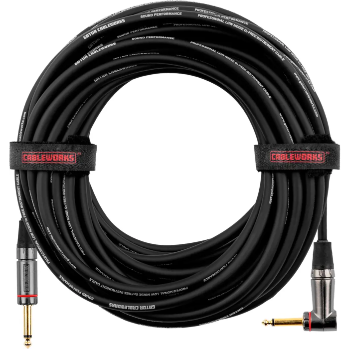 Cableworks Cable de Instrumento Jack Recto/Jack Acodado - 9 M 1