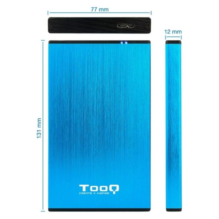 Carcasa para Disco Duro TooQ TQE-2527 2,5" USB 3.0 5 Carcasa para Disco Duro TooQ TQE-2527 2,5" USB 3.0 5