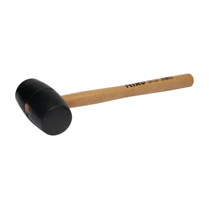 Irimo Maza de goma 75mm 529271 para suelos y paredes, mango de madera, cabeza de goma 0 Irimo Maza de goma 75mm 529271 para suelos y paredes, mango de madera, cabeza de goma 0