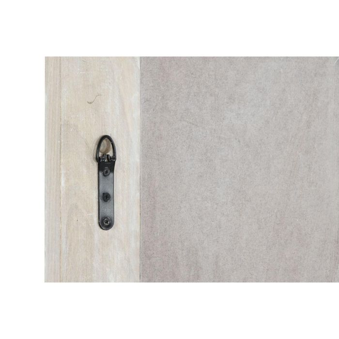 Espejo de pared Home ESPRIT Blanco Natural Madera de mango Indio 94 x 3 x 140 cm 1